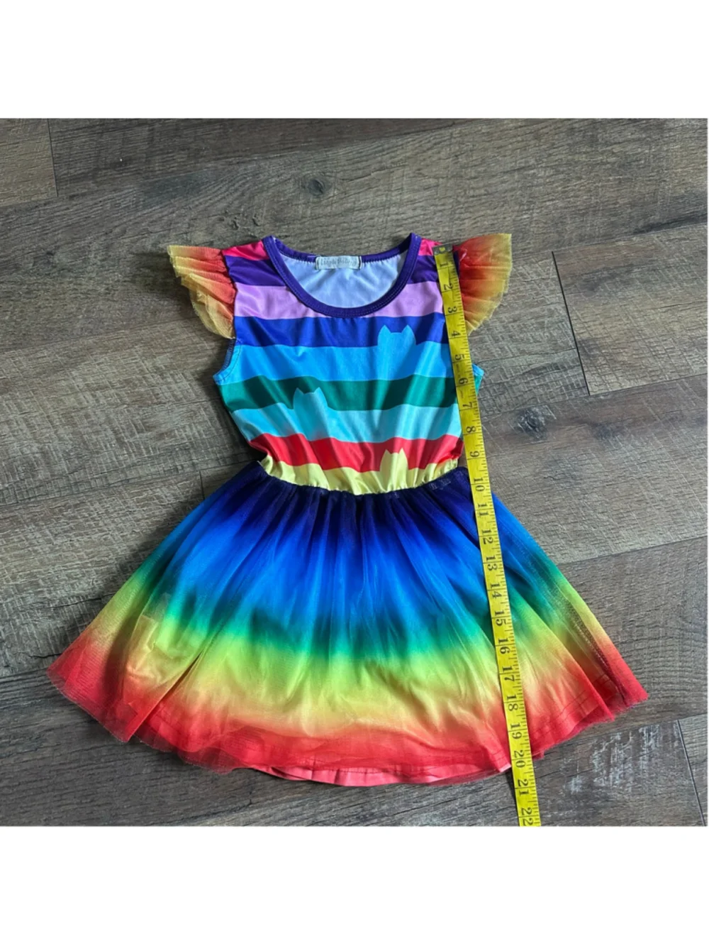 Girls Unbranded Rainbow Casual Dress 4T